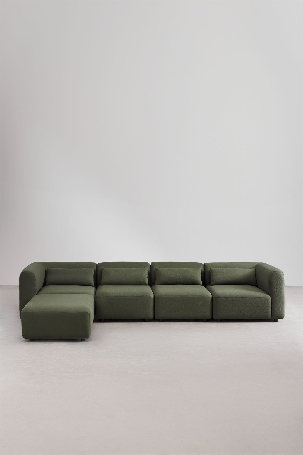 4-teiliges modulares Sofa mit Pouf Fogler      , Galeriebild 1