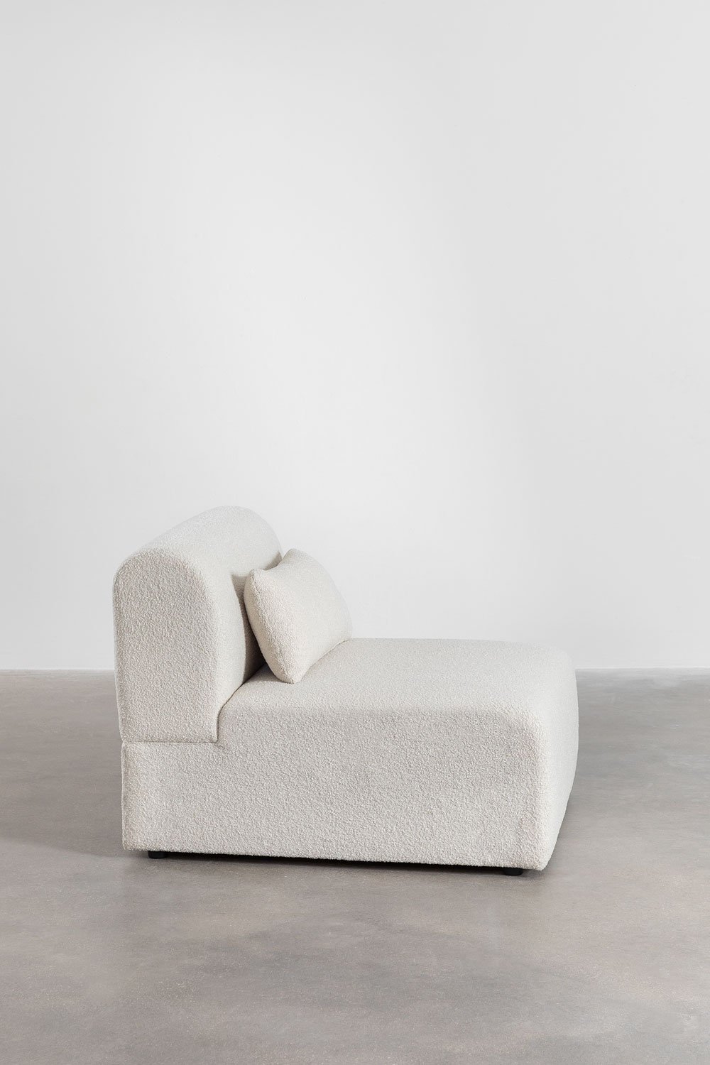 Zentrales Modul für ein modulares Sofa in Borjan-Schaffell, Galeriebild 3