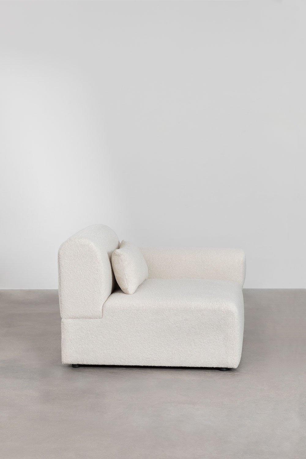 Rechtes Eckmodul für modulares Sofa in Borjan-Schaffell, Galeriebild 4