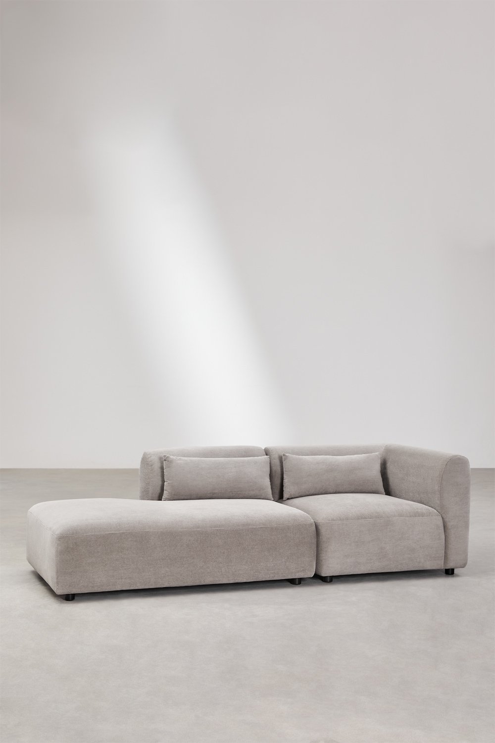 2-teiliges modulares Ecksofa Fogler mit Chaiselongue links, Galeriebild 1