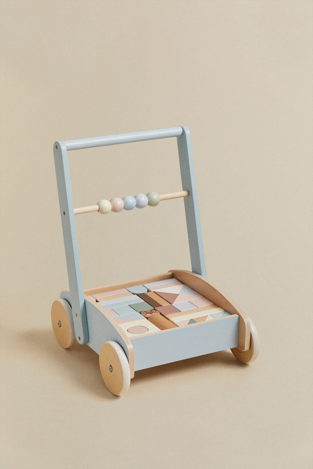 Soriento Kinder-Multiaktivitäts-Kinderwagen aus Holz, Galeriebild 2