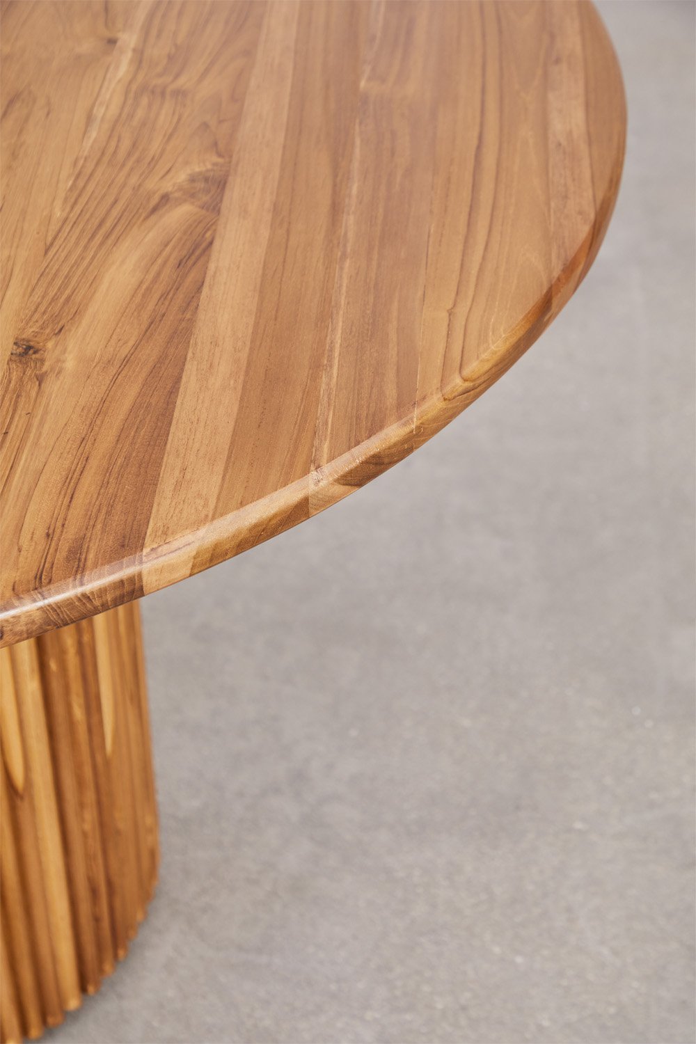 Runder Esstisch aus Teakholz (Ø120 cm) Randall Mate SKLUM