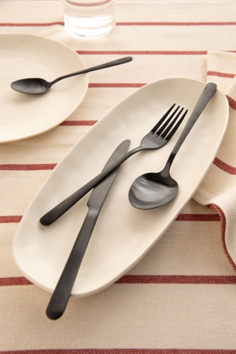 Besteckset aus Edelstahl, 16-teilig, Sornia