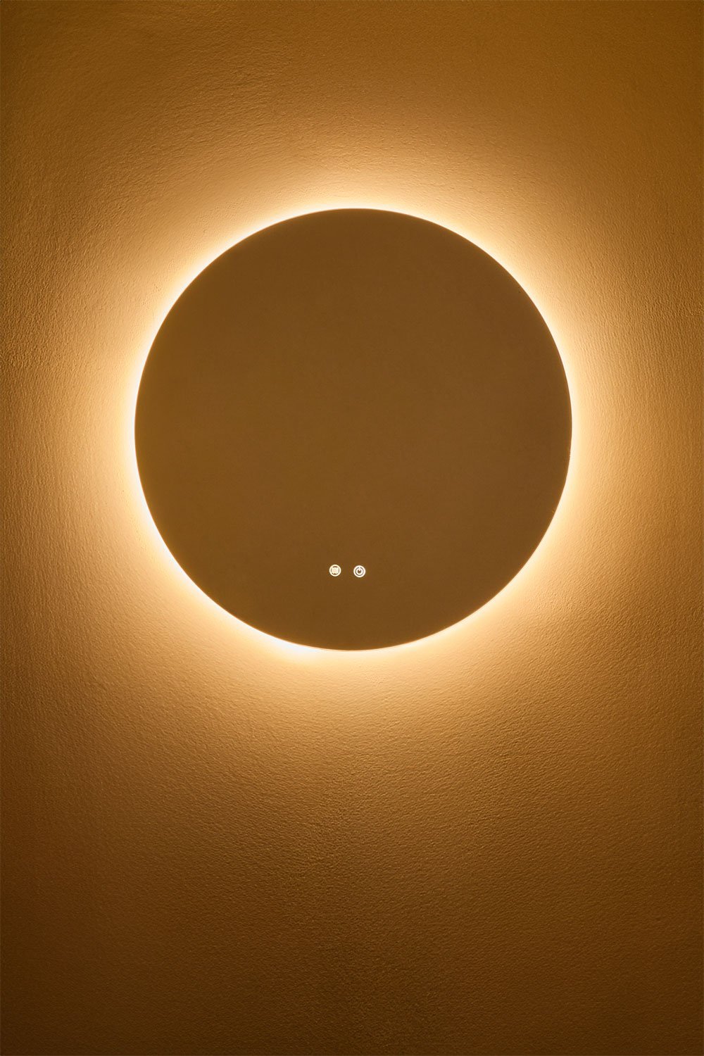 Runder Wandspiegel Ø70 cm für Badezimmer mit LED-Licht und Antibeschlag Riben, Galeriebild 4