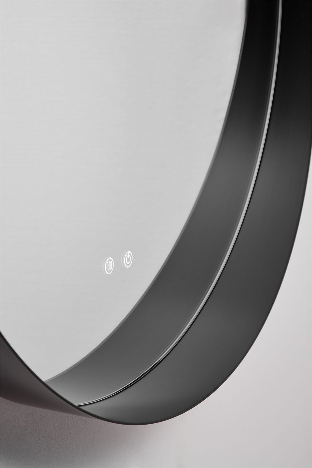 Runder Wandspiegel Ø80 cm für Badezimmer mit LED-Licht und Antibeschlag Kimacs, Galeriebild 6