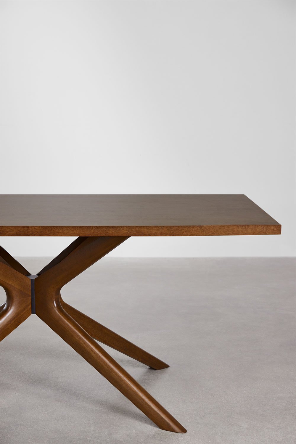 Rechteckiger Esstisch 180x90 cm aus Arnaiz-Holz, Galeriebild 5