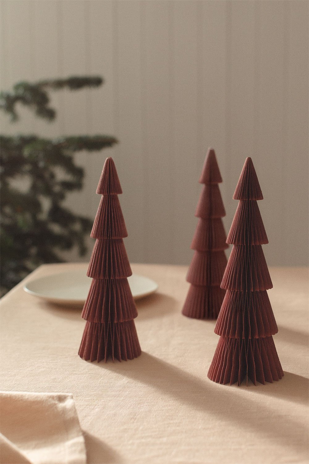 3er Set Weihnachtsbäume aus Papier Jesper, Galeriebild 1