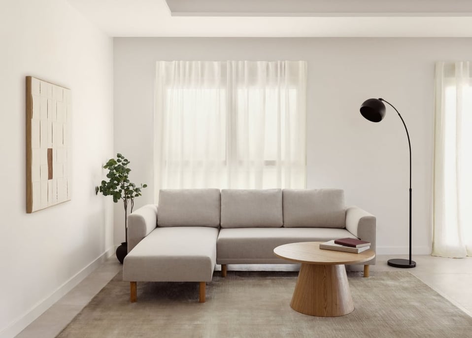 Caspian 3-Sitzer-Chaiselongue-Sofa