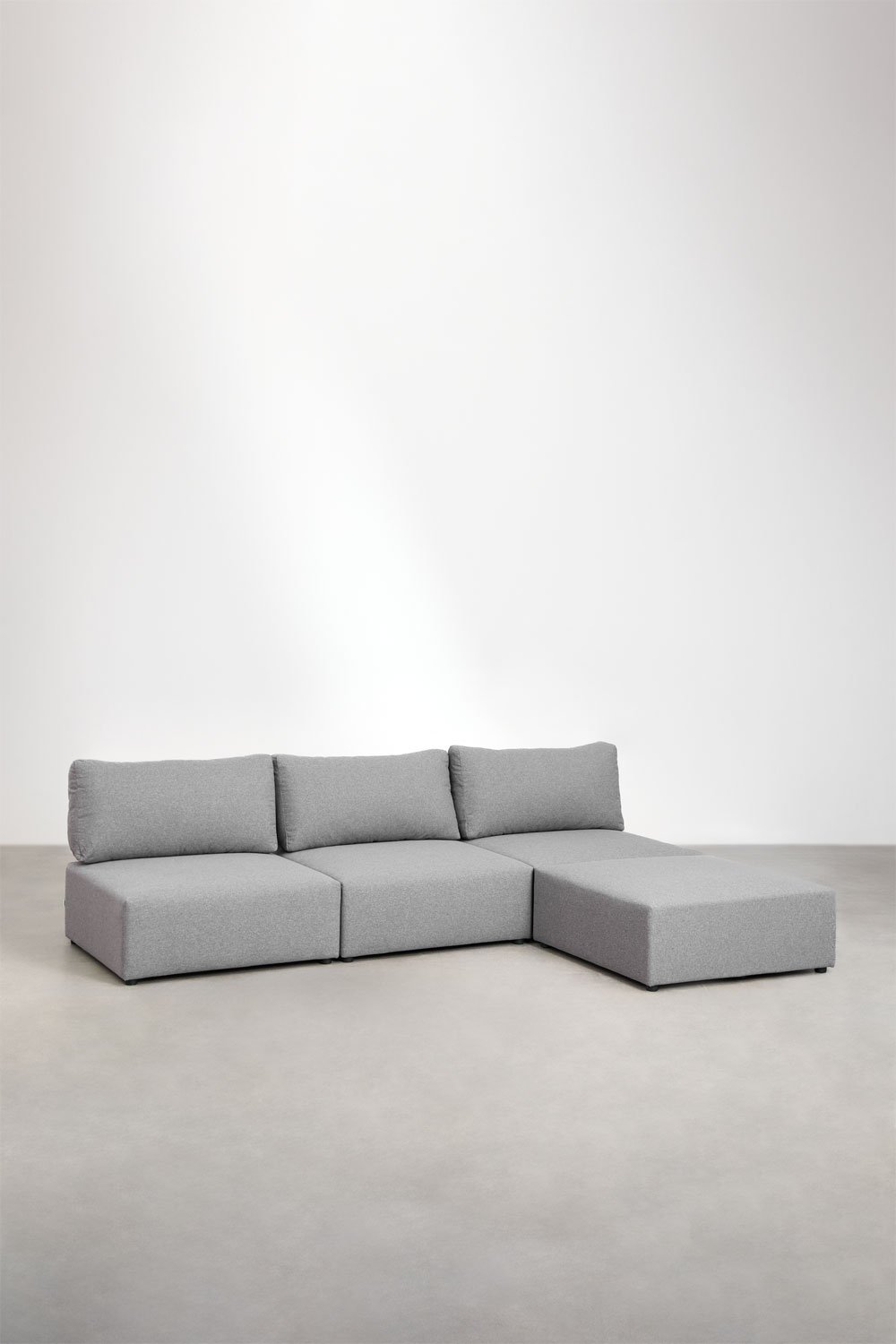 3-teiliges modulares Sofa mit Kata-Hocker, Galeriebild 2