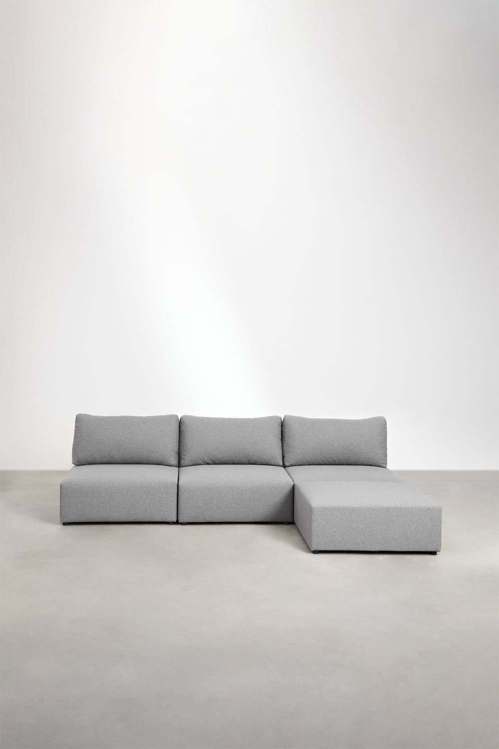 3-teiliges modulares Sofa mit Kata-Hocker, Galeriebild 4