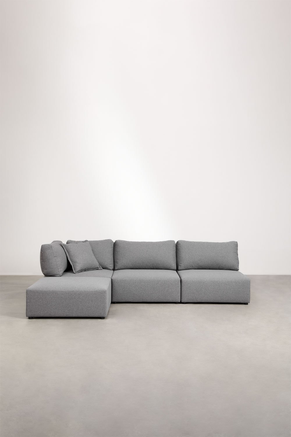 3-teiliges modulares Ecksofa mit Kata-Puff   , Galeriebild 3