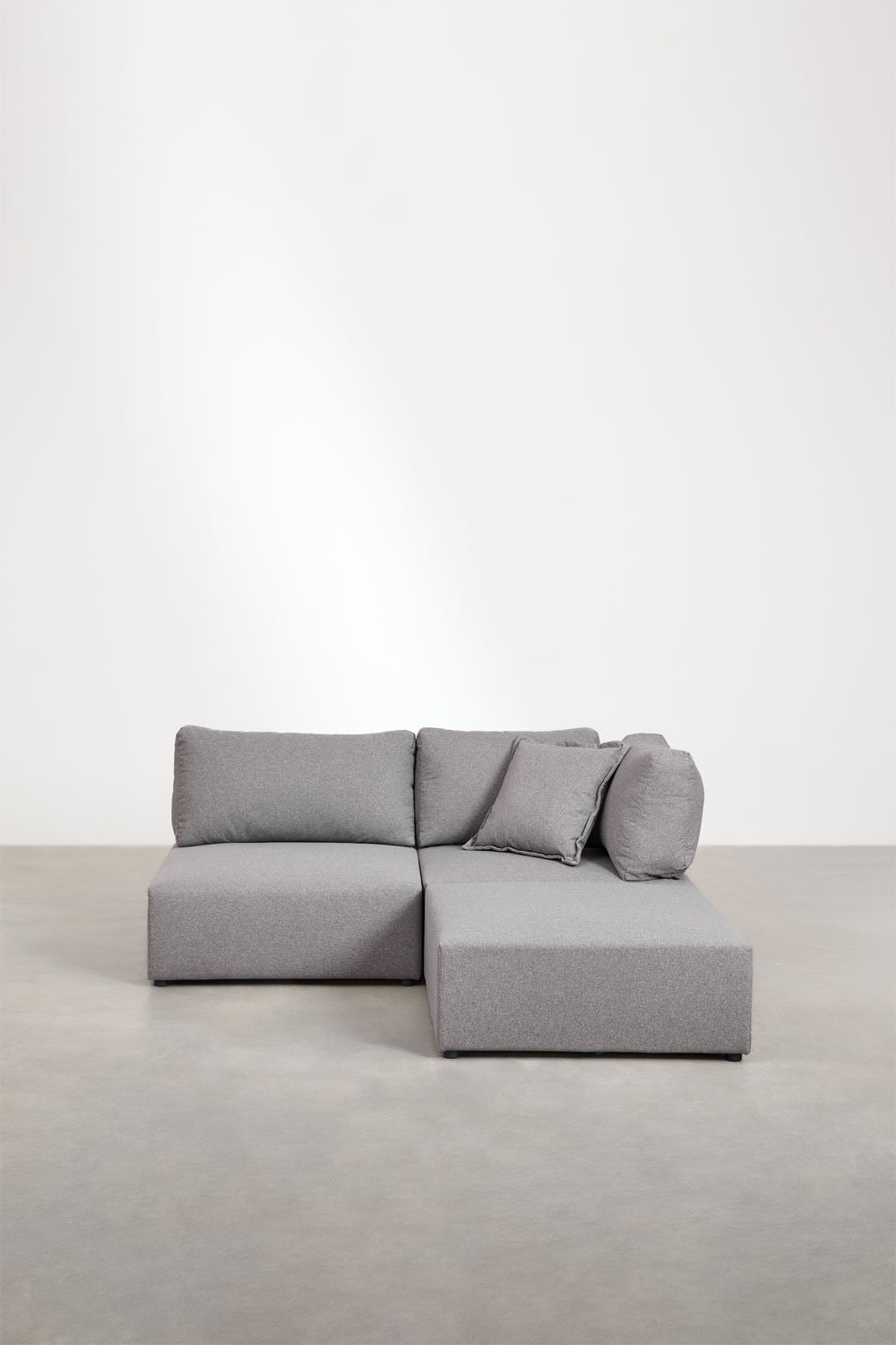 2-teiliges modulares Ecksofa mit Kata-Puff, Galeriebild 3