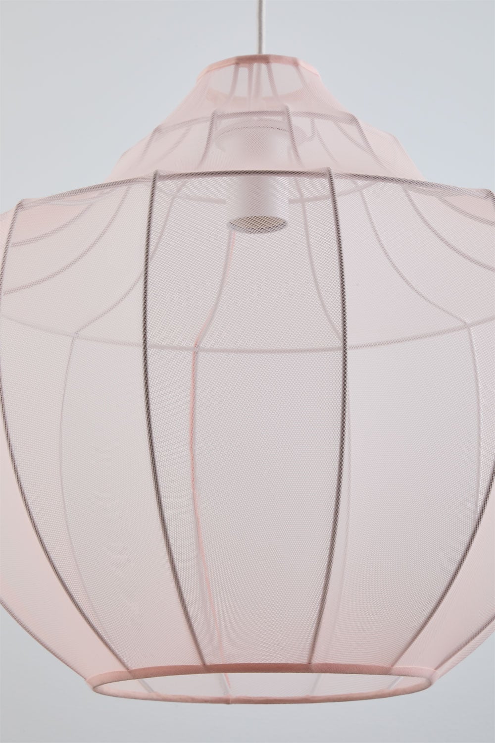 Hängende Deckenlampe aus Metall und Stoff Adaya, Galeriebild 5