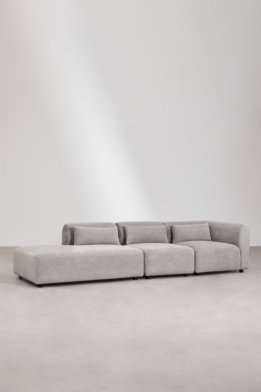 3-teiliges modulares Ecksofa Fogler mit Chaiselongue        , Galeriebild 2