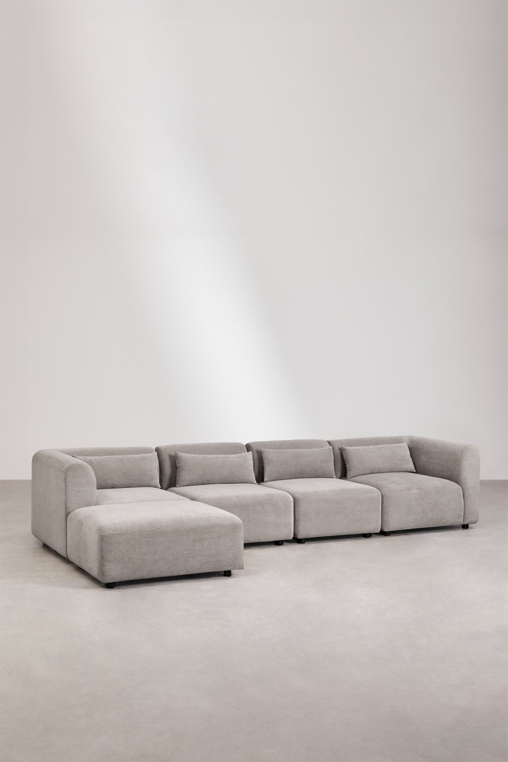 4-teiliges modulares Sofa mit Pouf Fogler      , Galeriebild 1