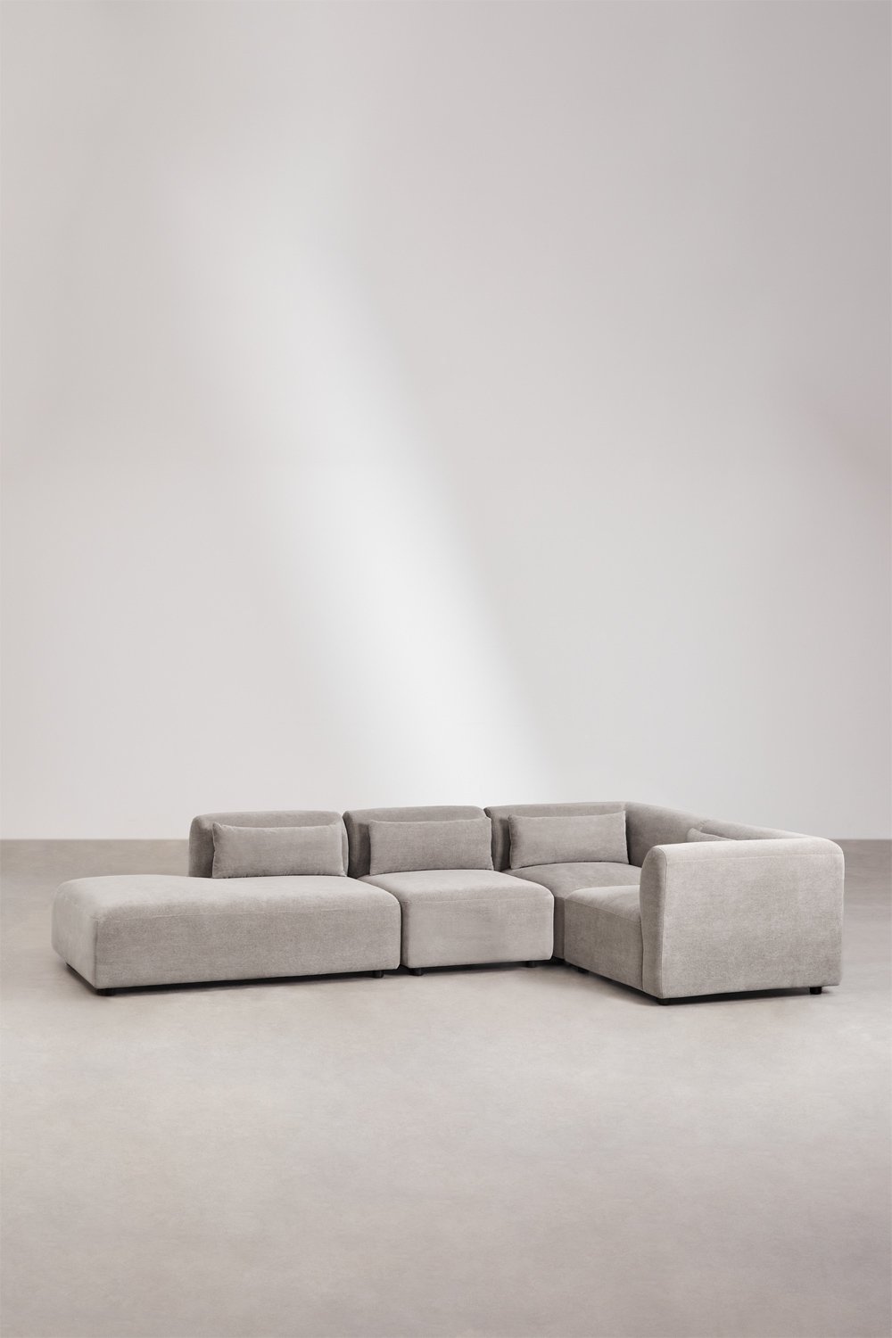 4-teiliges modulares Ecksofa Fogler mit linkem Diwan , Galeriebild 1