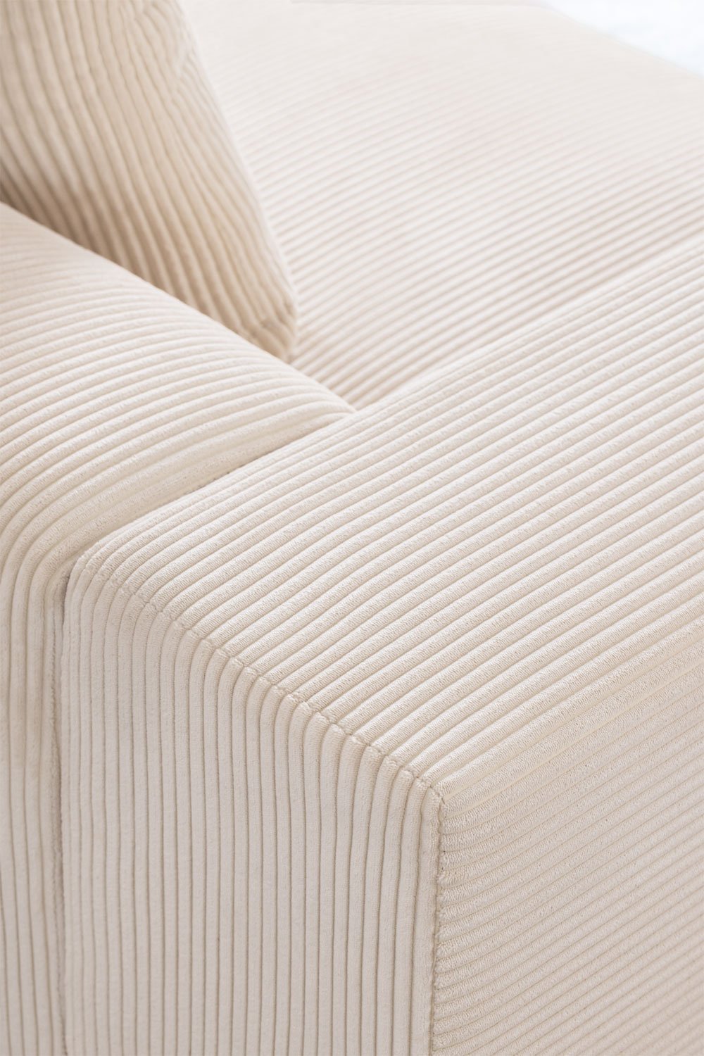 Rechtes Eckmodul (115x113 cm) mit hoher Armlehne und Kissen für modulares Sofa Bruna, Galeriebild 2