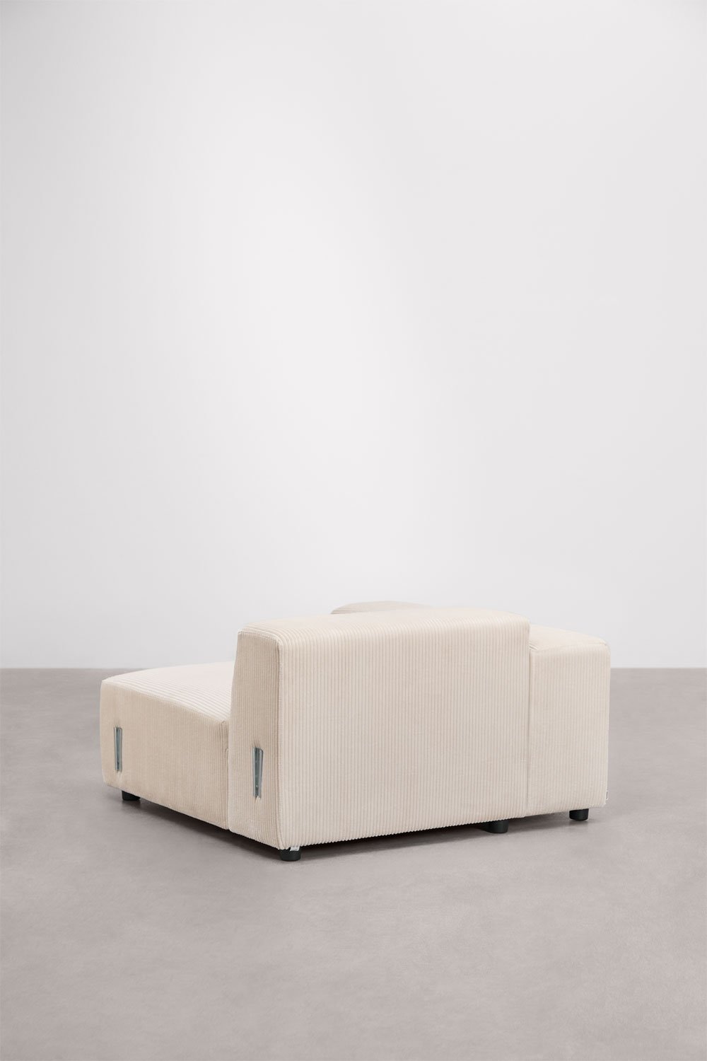 Linkes Eckmodul 115x113 cm mit niedriger Armlehne für modulares Sofa Bruna, Galeriebild 4