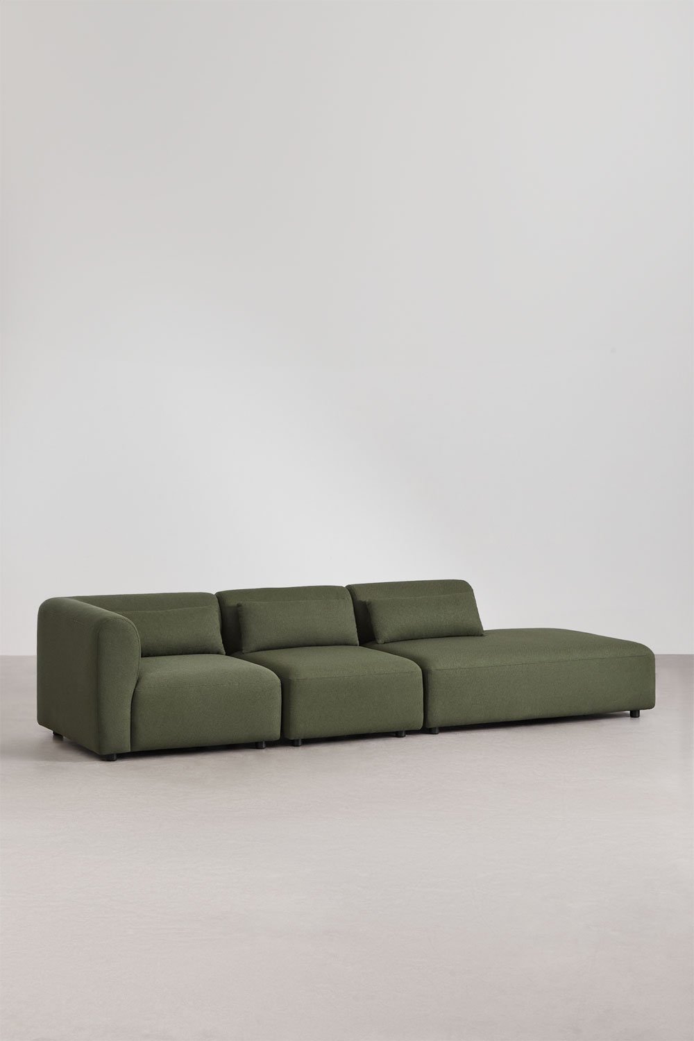 3-teiliges modulares Ecksofa Fogler mit Chaiselongue rechts, Galeriebild 2