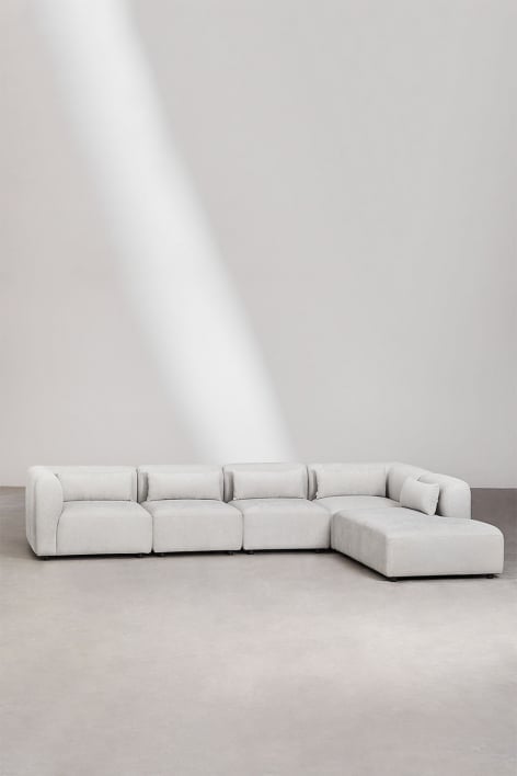 Fogler 5-teiliges modulares Sofa mit rechter Chaiselongue