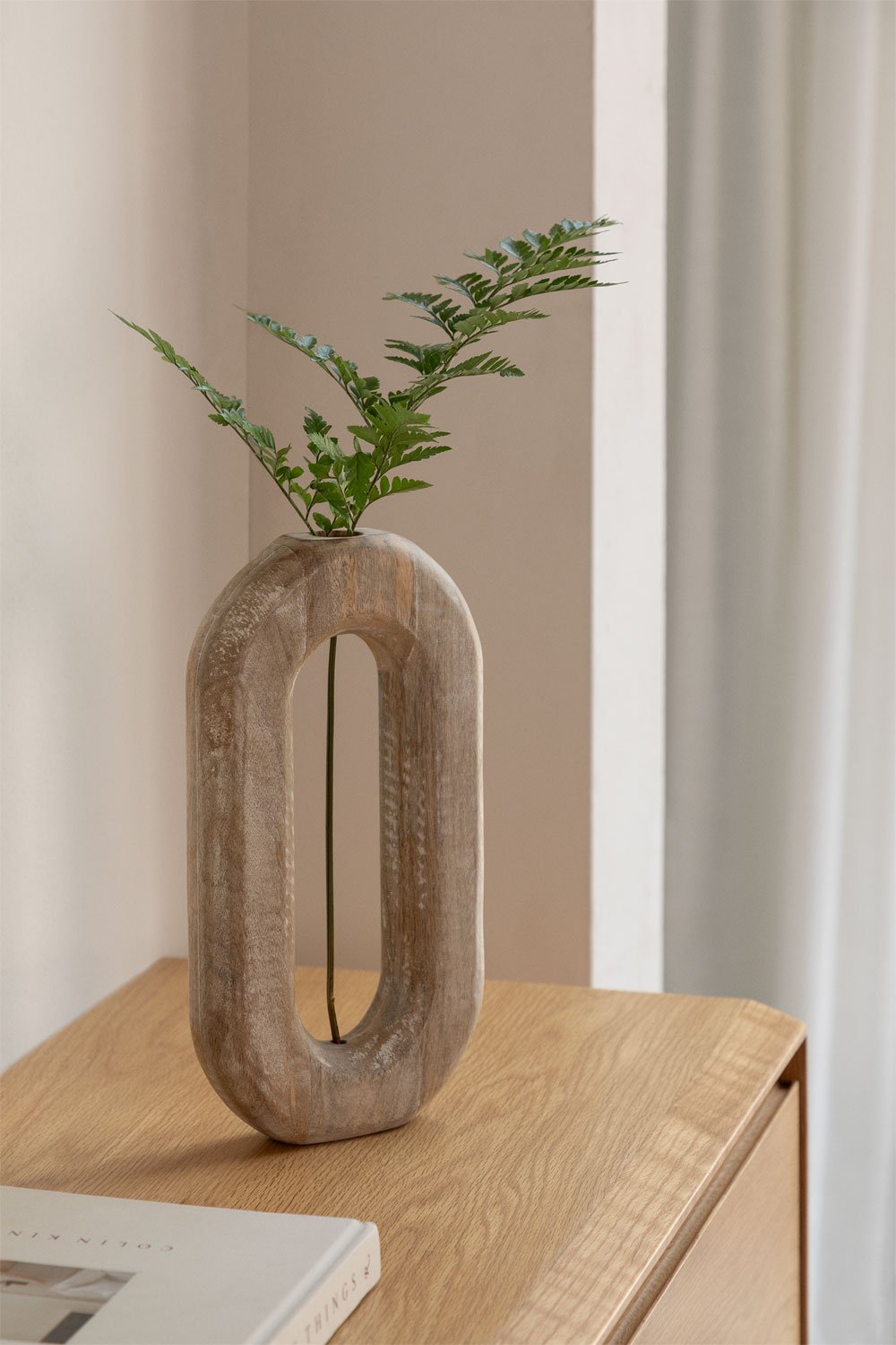 Vase aus Kerala-Mangoholz  , Galeriebild 1