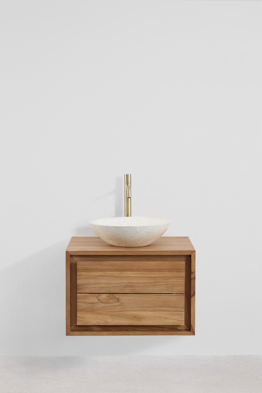 Badmöbelset aus Jabari-Teakholz, Galeriebild 1
