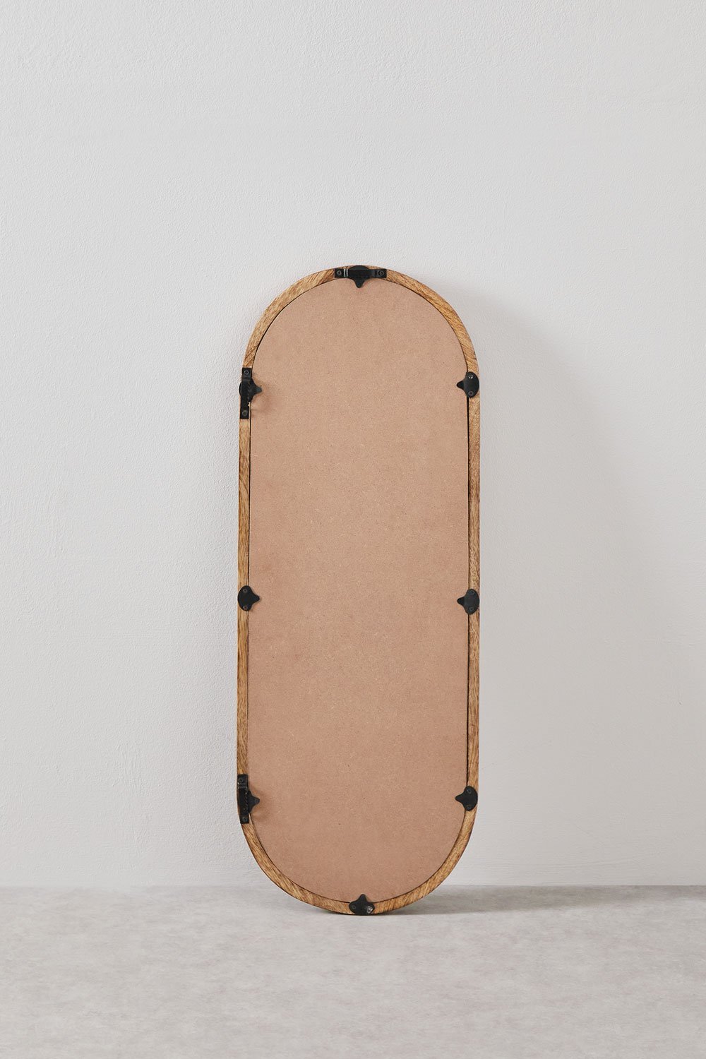 Ovaler Wandspiegel aus Mangoholz Munya, Galeriebild 5