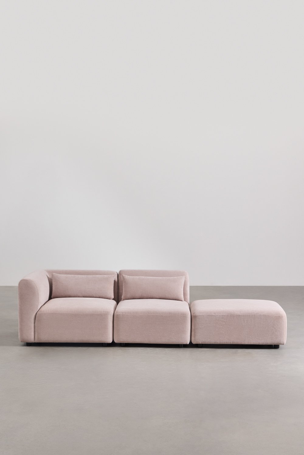 2-teiliges modulares Ecksofa mit Fogler-Hocker, Galeriebild 3