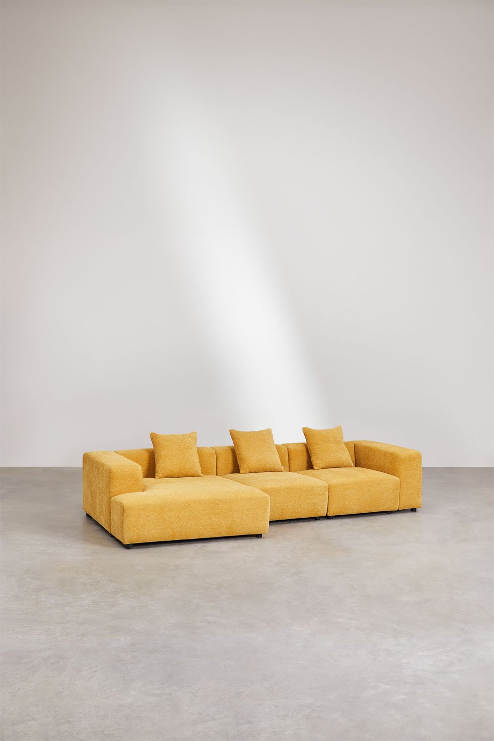 Modulares Sofa mit linker Chaiselongue, 3-teilig (↔︎335 cm) mit hoher Armlehne Bruna, Galeriebild 1