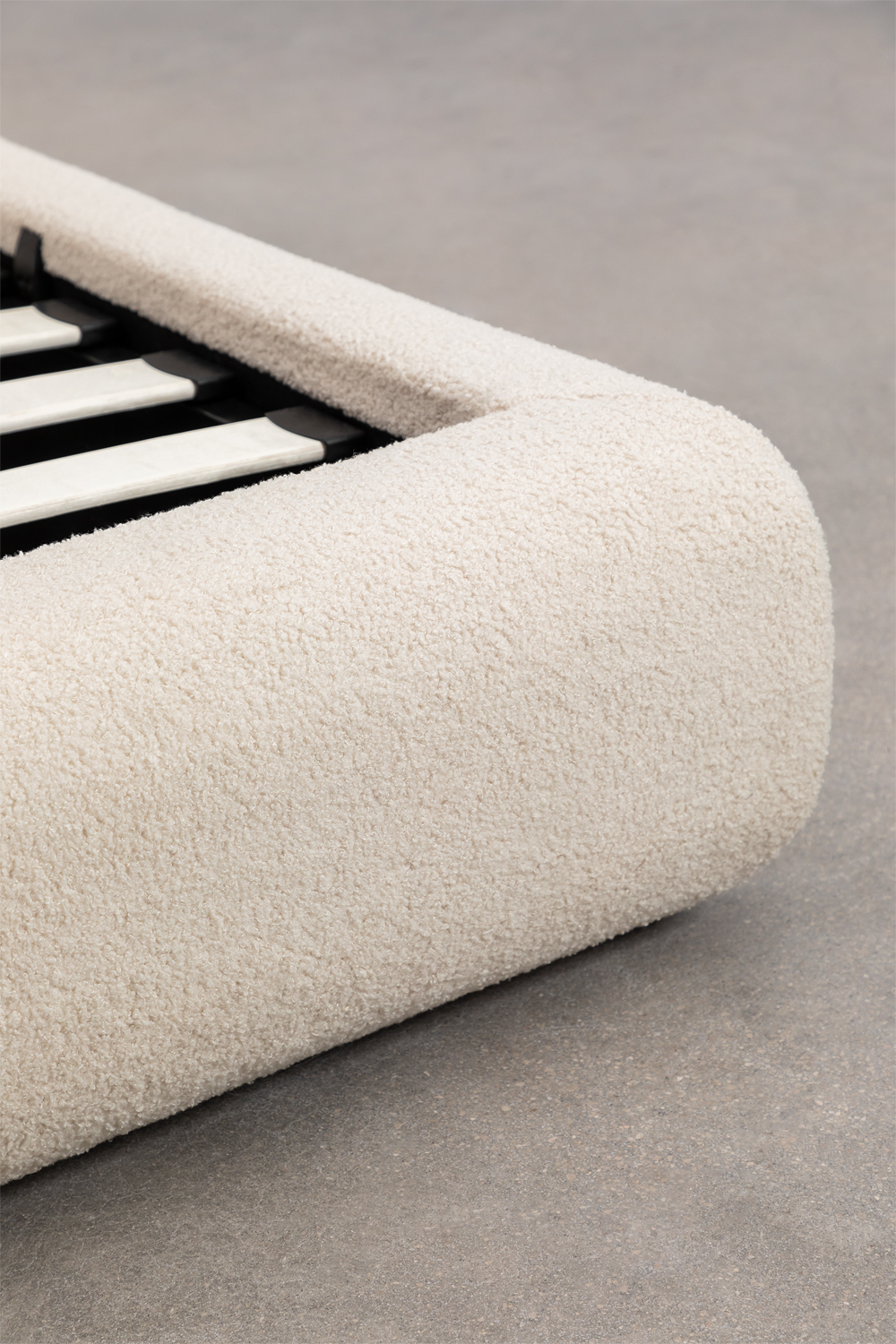 Minkee Flauschiger Plüschstoff Mit Sternen-Prägung – 50x155 Cm, Sahne, 305 G/m² (100% Polyester)