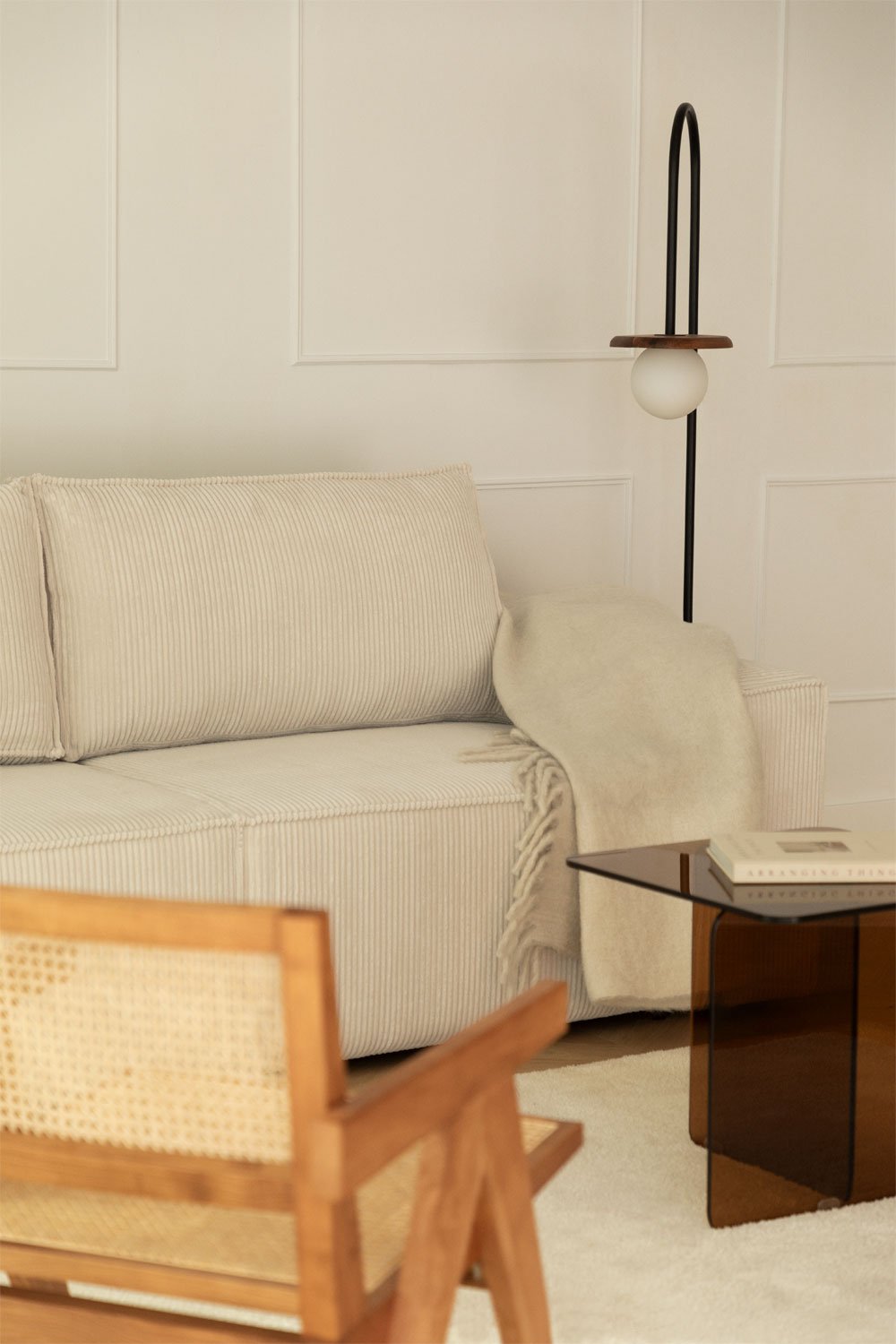 Tampere gepolstertes 3-Sitzer-Schlafsofa, Galeriebild 4