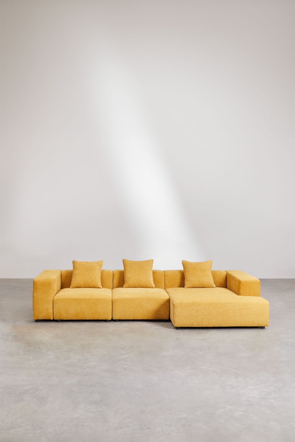 Modulares Sofa mit rechter Chaiselongue, 3-teilig (↔︎335 cm) mit hohem Armlehne Bruna, Galeriebild 1