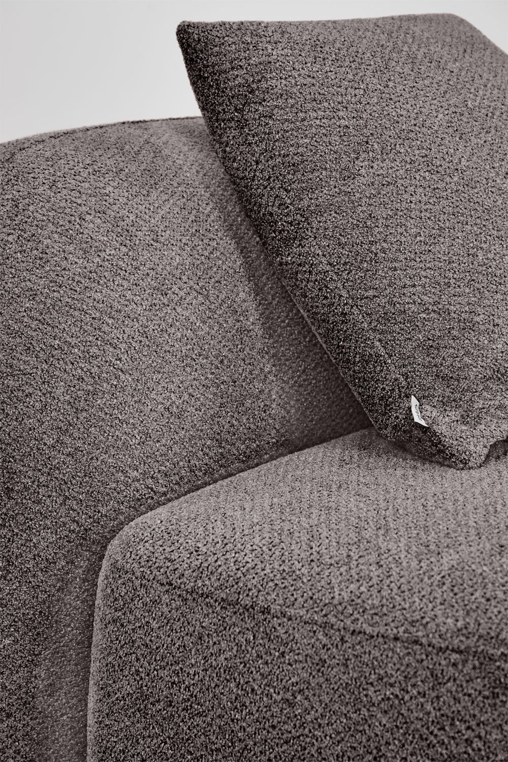 Modulares Sofa mit rechter Chaiselongue, 3-teilig, in Chenille Coco, Galeriebild 2