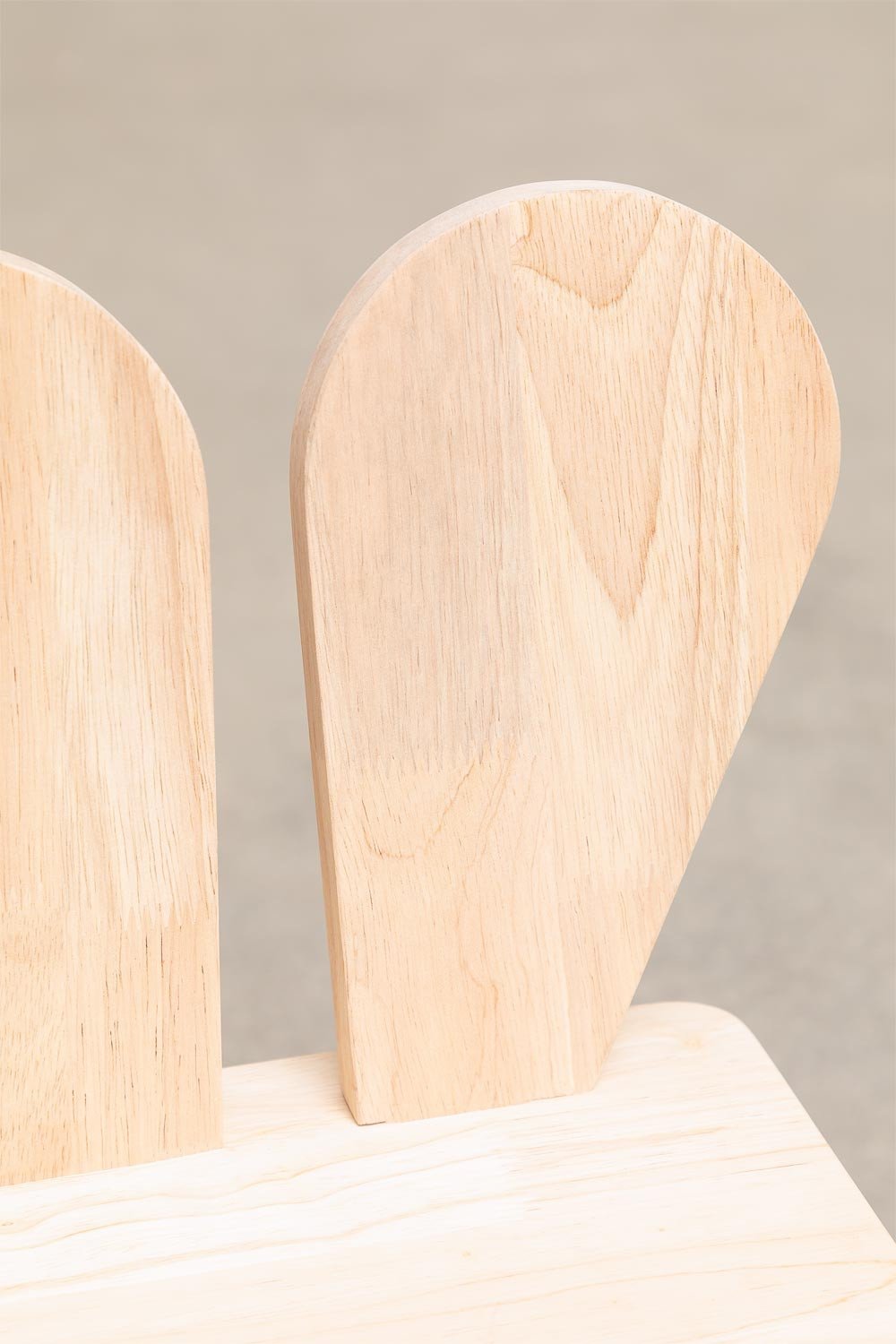 Pack mit 4 Stühlen aus Kiefernholz Buny Kids, Galeriebild 5