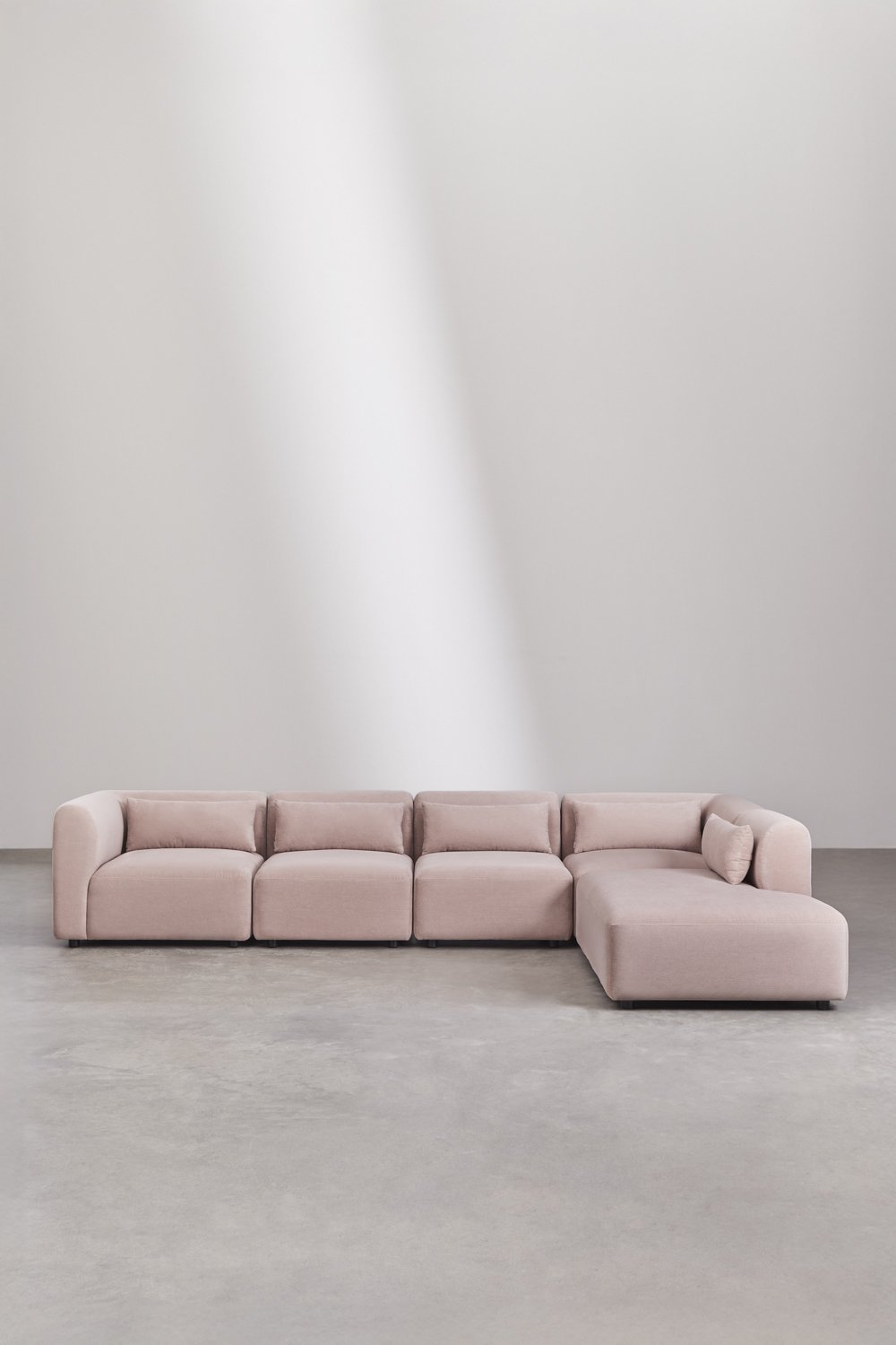 Fogler 5-teiliges modulares Sofa mit rechter Chaiselongue, Galeriebild 3