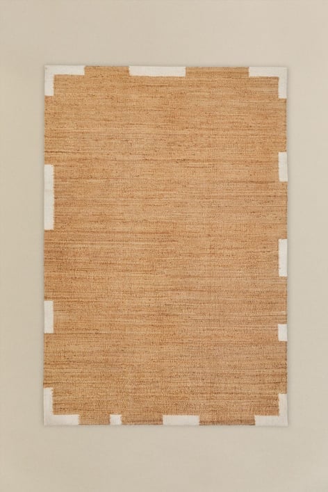 Teppich aus Jute und Baumwolle Febe