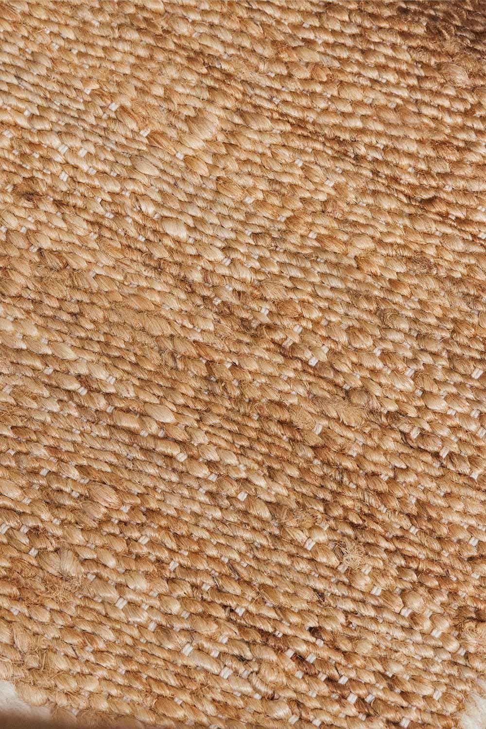 Rechteckiger Teppich aus Jute und Baumwolle Febe, Galeriebild 3