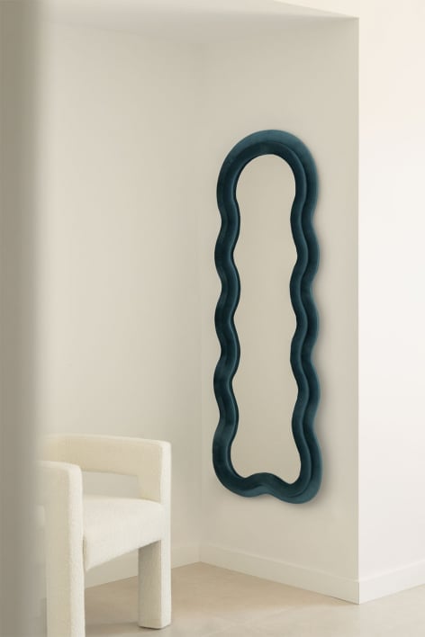 Wandspiegel 60x160 cm gepolstert Evelyn