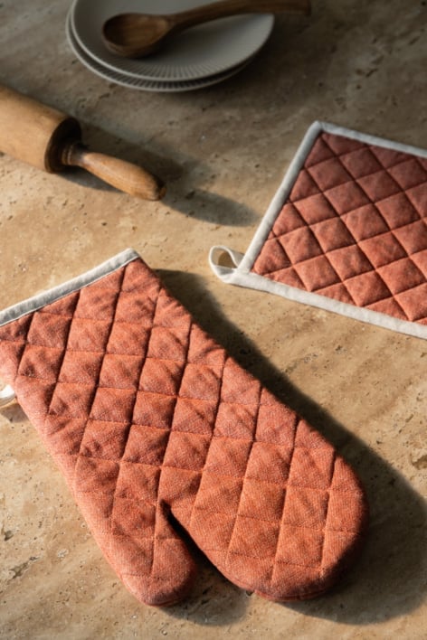 Set aus Ofenhandschuh und Tuch Dasiel