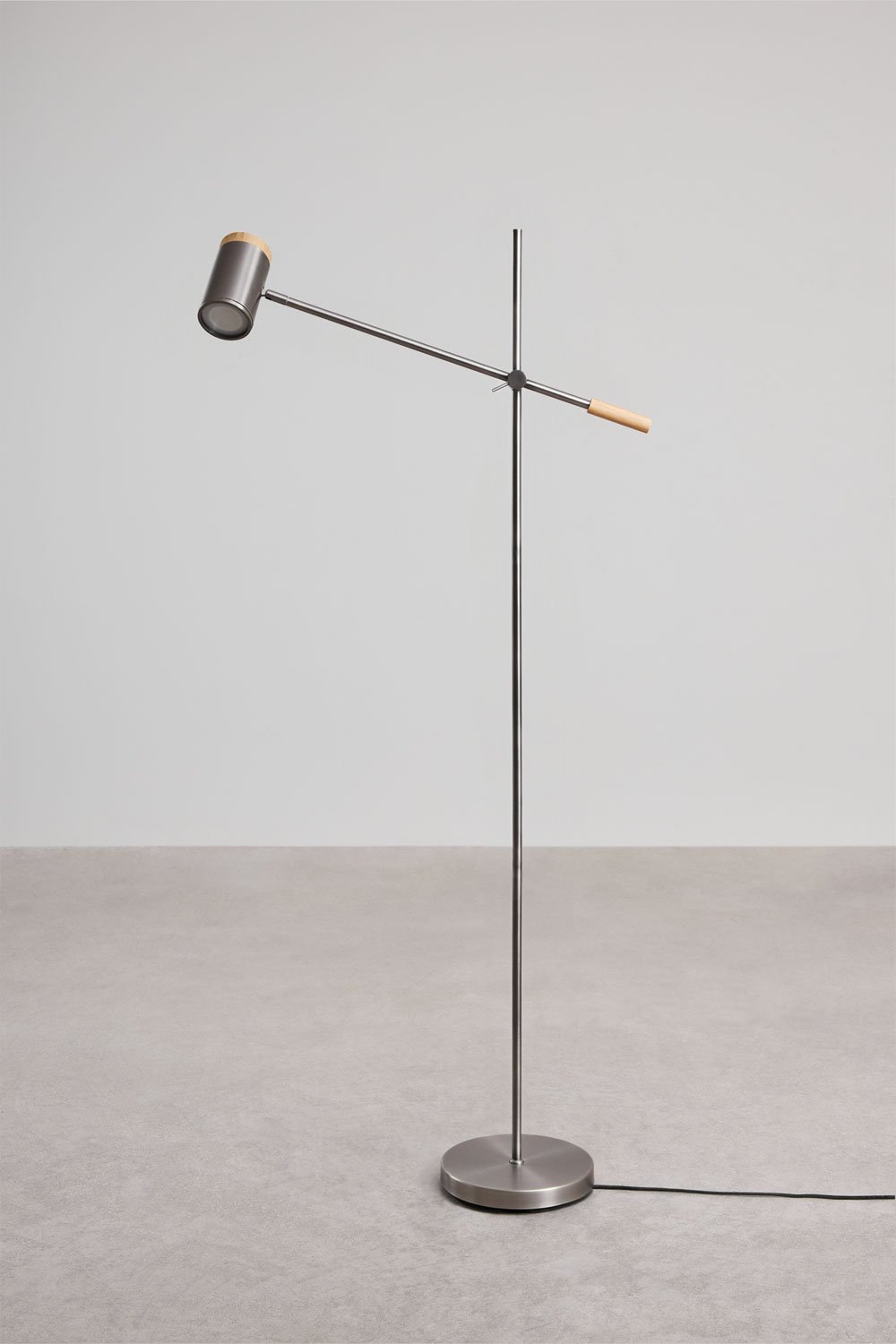 Verstellbare Stehlampe aus Eisen Amaranto, Galeriebild 2