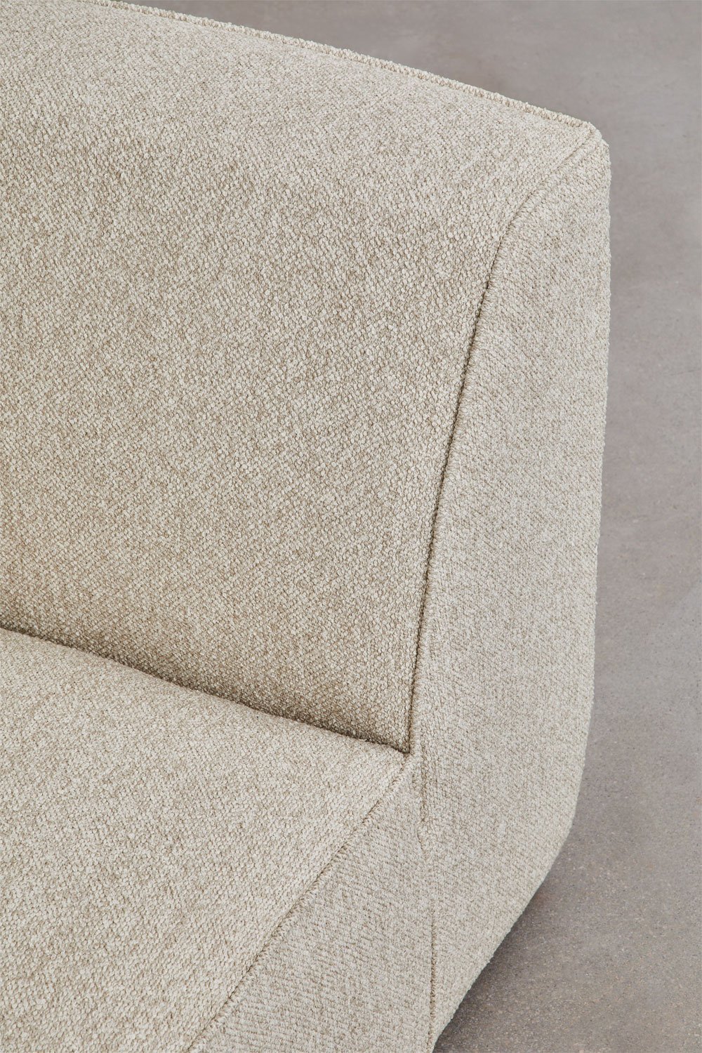 Zentrales Modul für das modulare Sofa Cardea, bezogen, Galeriebild 6