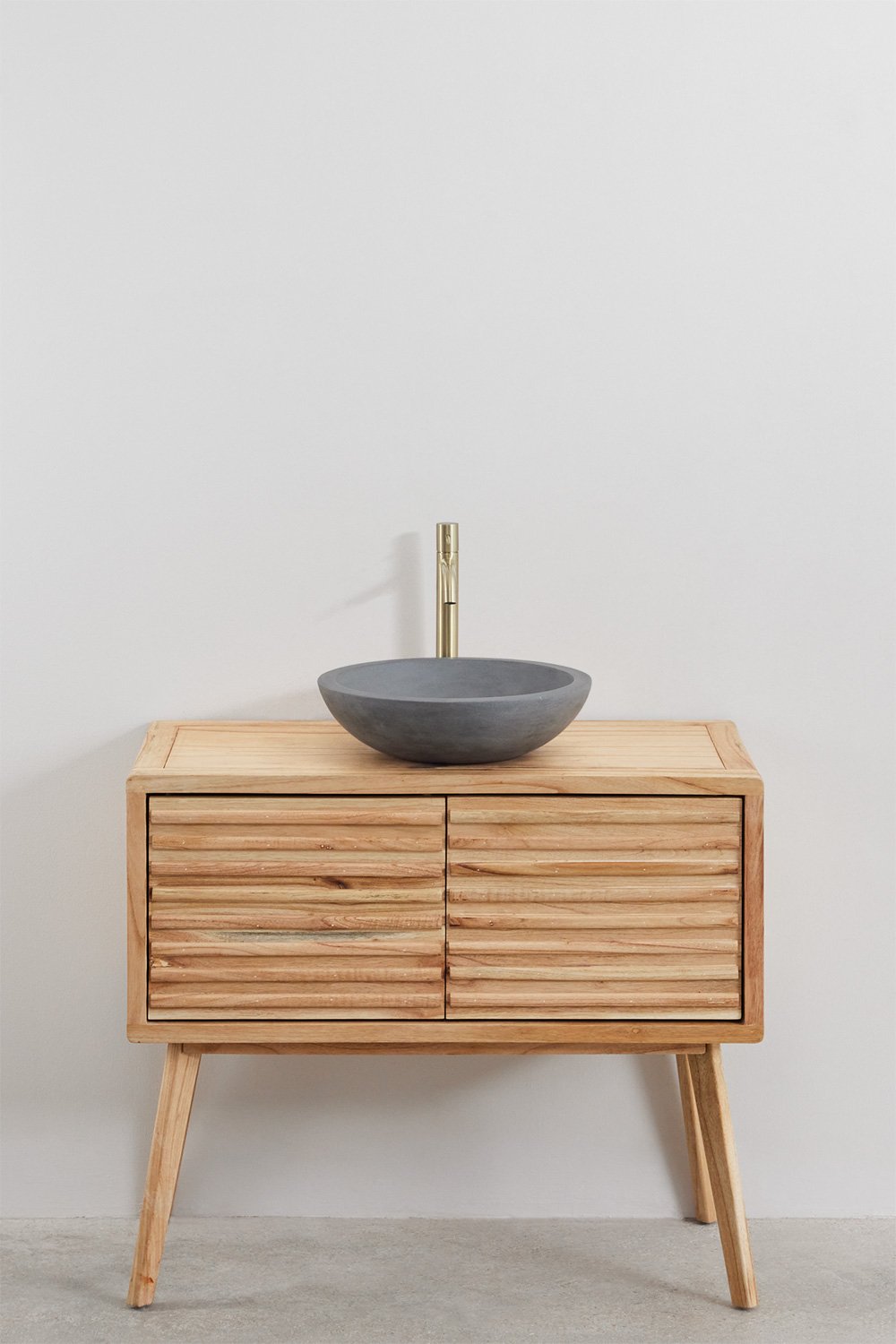 Badezimmerschrank-Set 90x45 cm aus Deleyna-Holz, Galeriebild 2