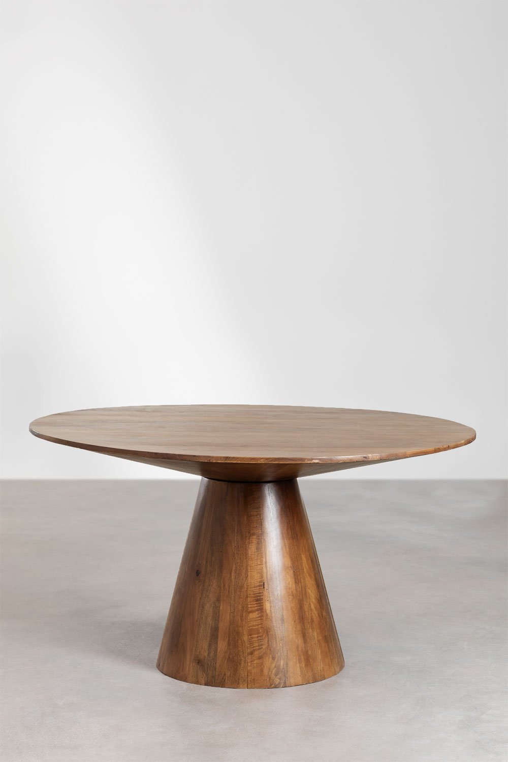 Runder Esstisch aus Weymar-Mangoholz, Galeriebild 3