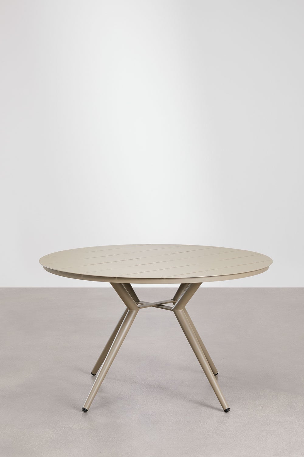 Runder Esstisch aus Aluminium Valerie, Galeriebild 2