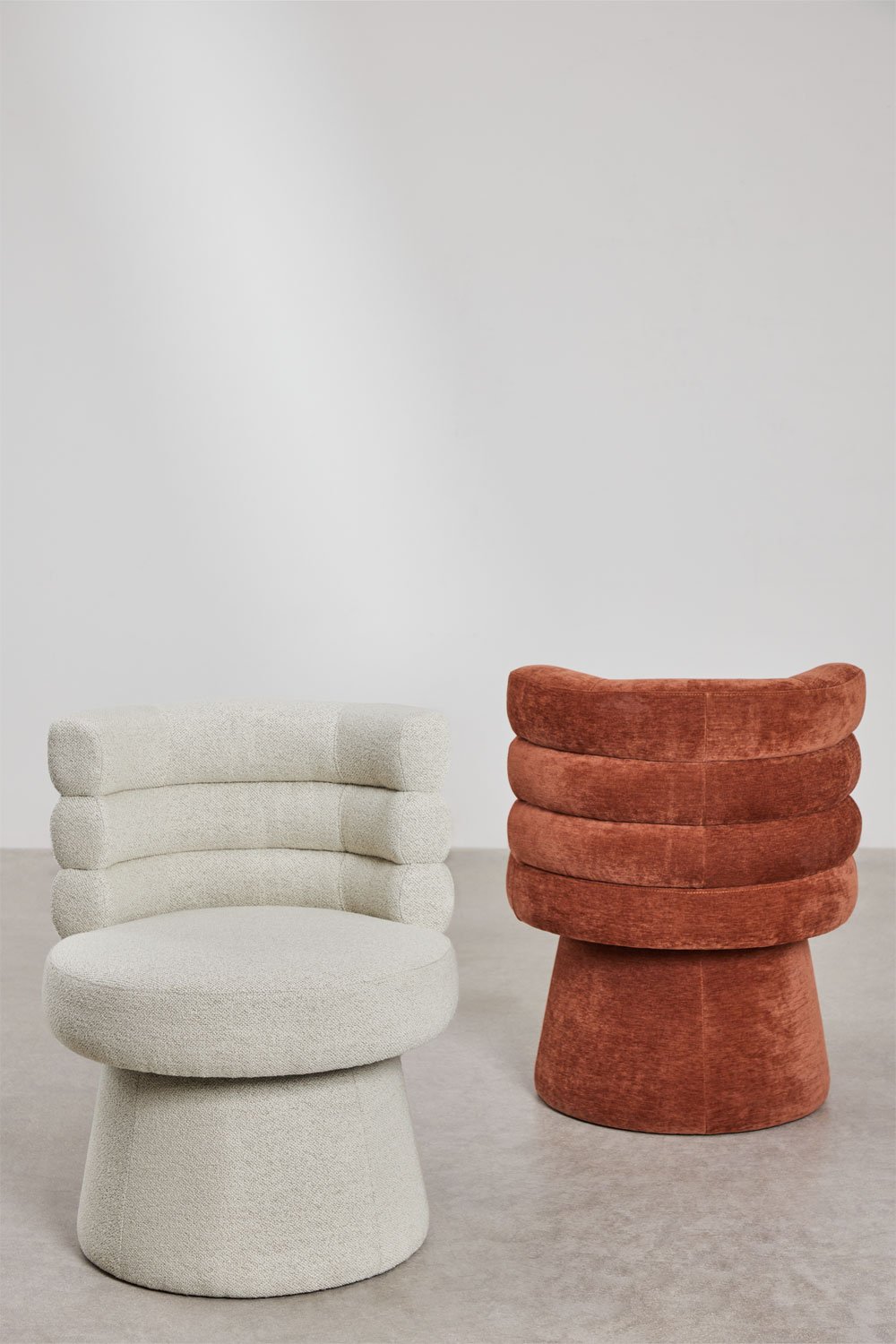 4er-Pack gepolsterte Protea-Drehstühle für das Esszimmer, Galeriebild 10