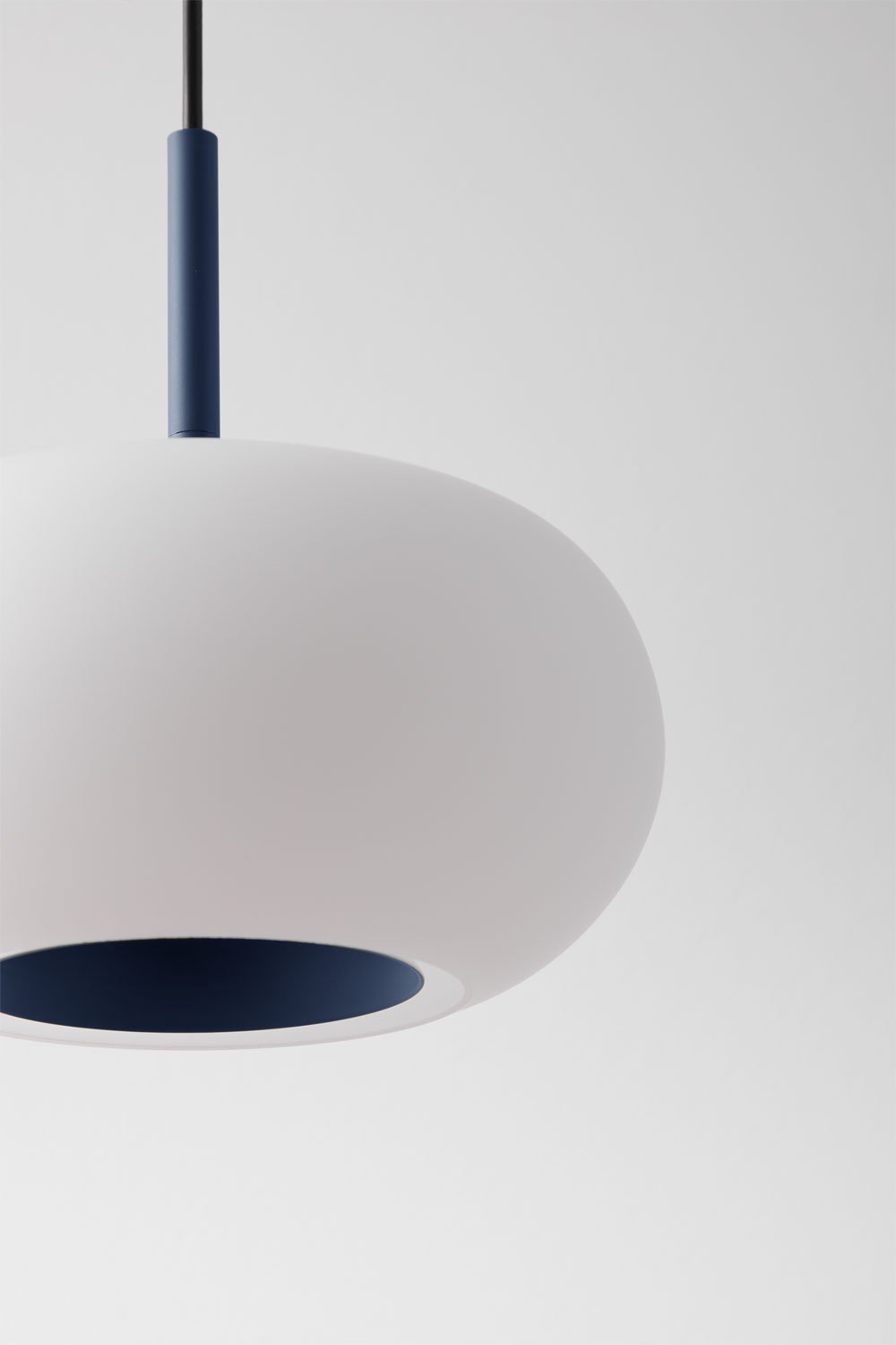 LED-Deckenleuchte aus Glas und Stahl Deruent, Galeriebild 4