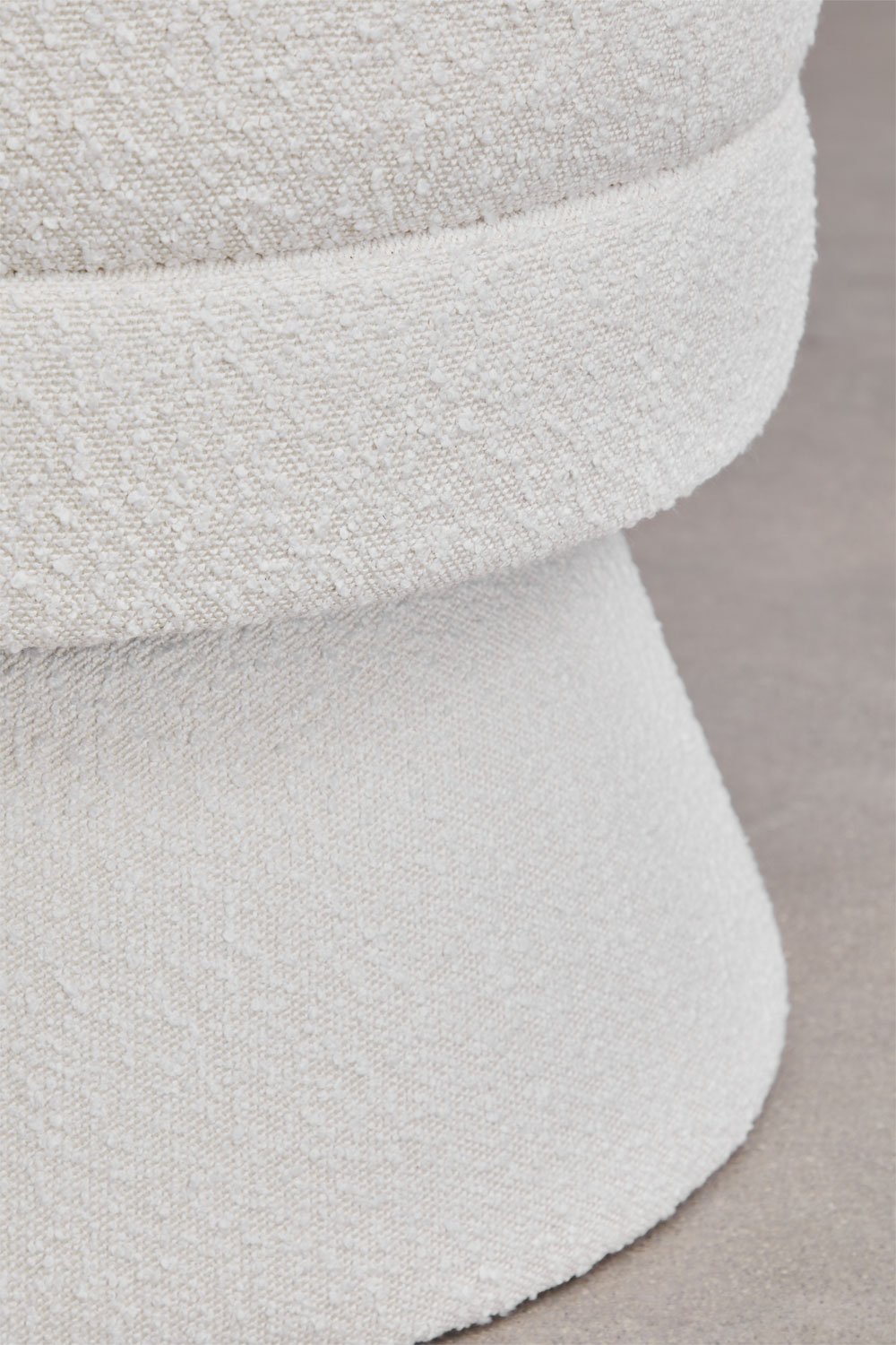 2er-Set drehbare Sessel aus Bouclé-Stoff Protea, Galeriebild 7