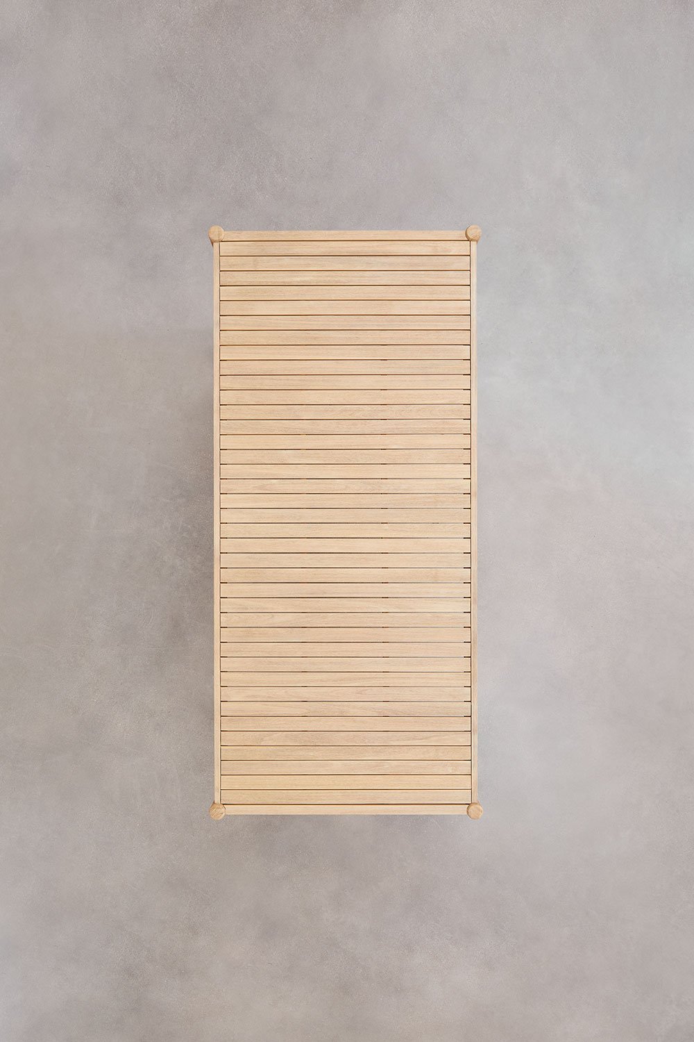 Rechteckiger Gartentisch aus Akazienholz Karvia, Galeriebild 7