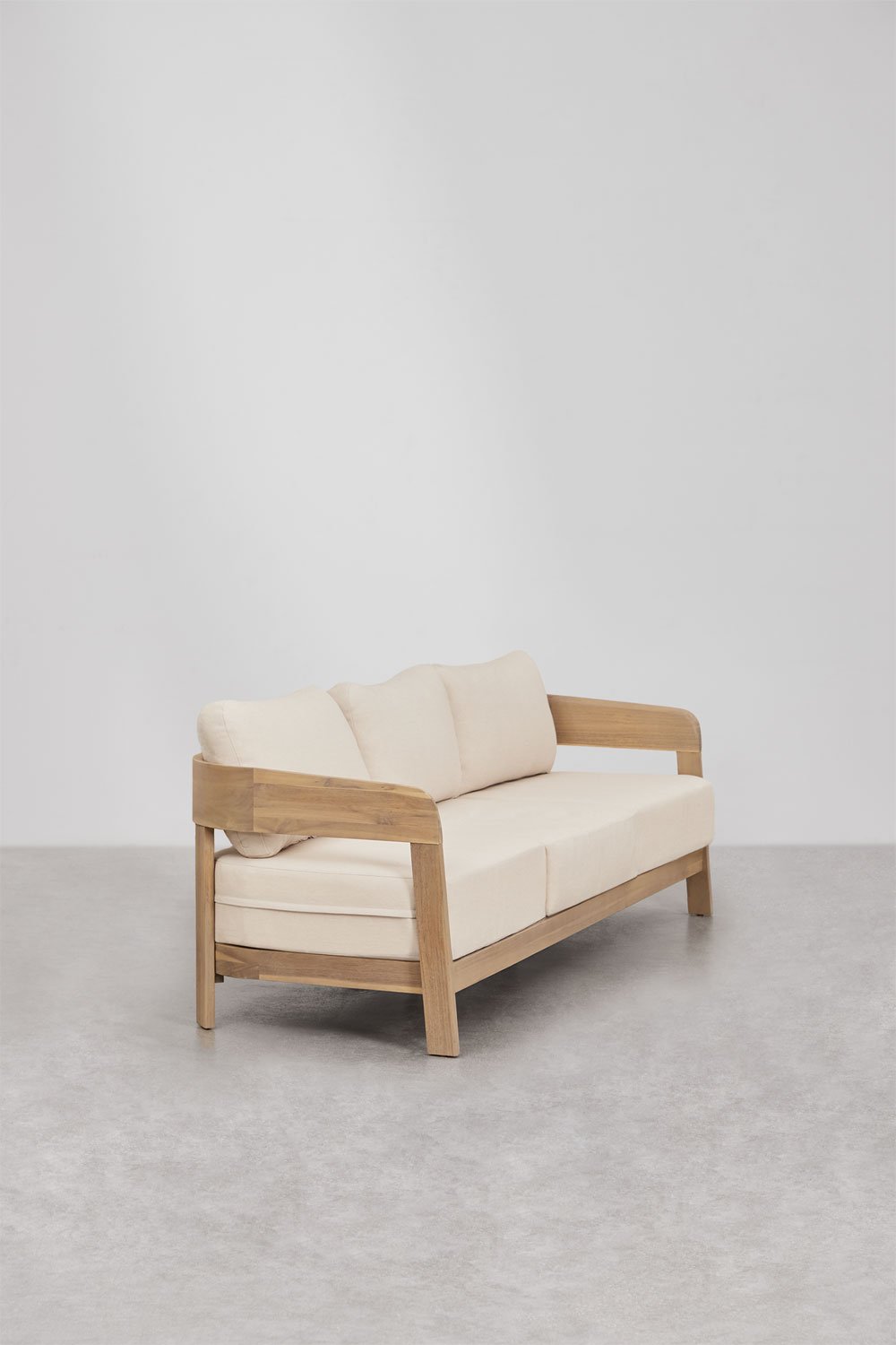 Uleno 3-Sitzer-Sofa aus Akazienholz, Galeriebild 4