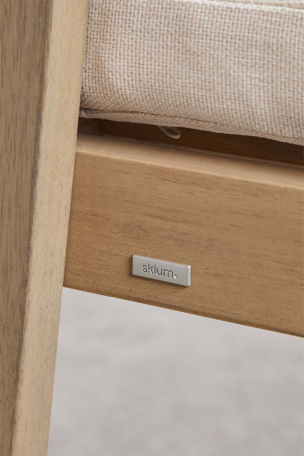 Pack mit 4 Esszimmerstühlen aus Akazienholz Uleno, Galeriebild 8